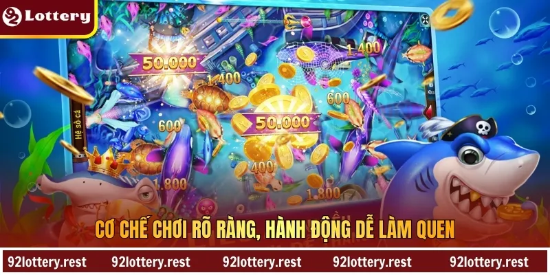 Cơ chế chơi rõ ràng, hành động dễ làm quen