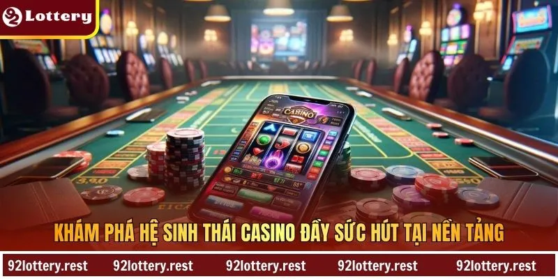 Khám phá hệ sinh thái Casino đầy sức hút tại nền tảng