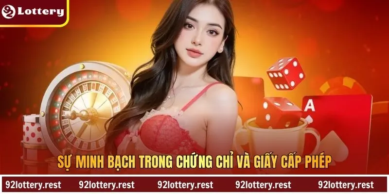 Sự minh bạch trong chứng chỉ và giấy cấp phép